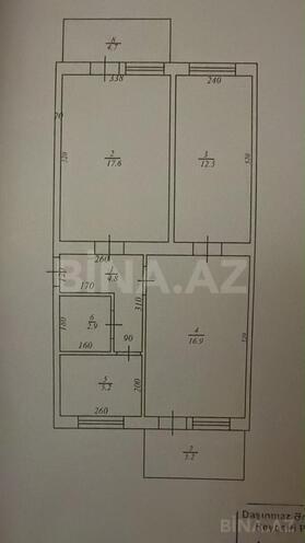 Satılır 3 otaqlı köhnə tikili 74 m², İnşaatçılar m., photo 3 from 11