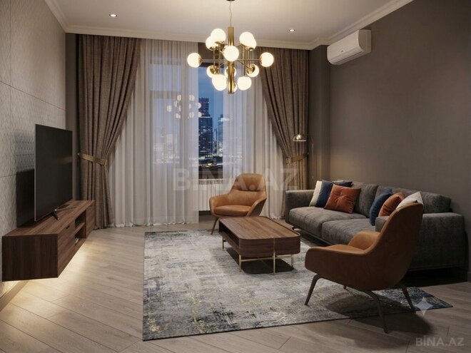 Сдается 3-комн. новостройка 136 м², м. Элмляр Академиясы, photo 1 from 32