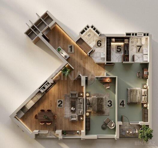 Продаётся 2-комн. новостройка 126.1 м², photo 3 from 8