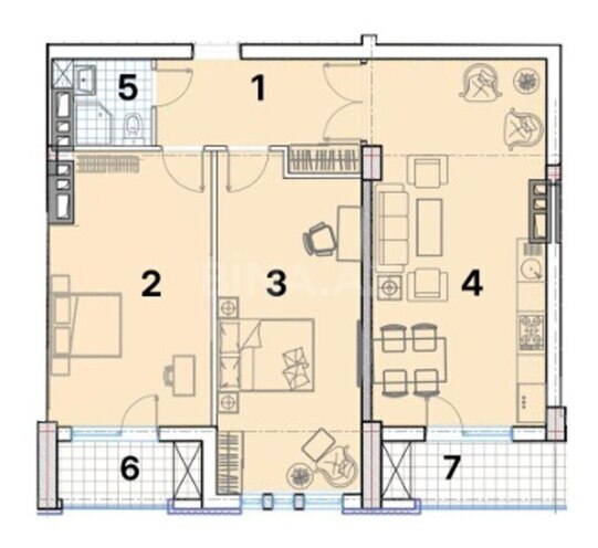 Продаётся 2-комн. новостройка 99.9 м², photo 3 from 8