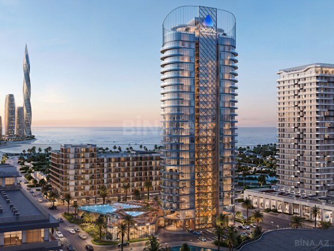 Satılır 1 otaqlı yeni tikili 32 m², Nardaran q., photo 1 from 8