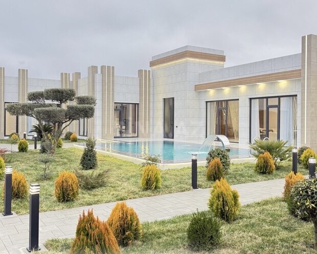 İcarəyə verilir 4 otaqlı həyət evi/bağ evi 250 m², Mərdəkan q., photo 1 from 12