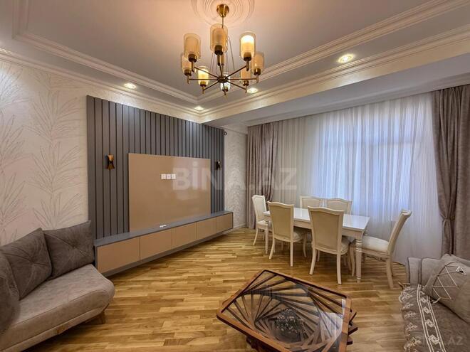 İcarəyə verilir 3 otaqlı yeni tikili 105 m², Qara Qarayev m., photo 1 from 28
