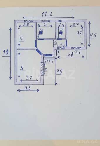 Satılır 3 otaqlı həyət evi/bağ evi 80 m², Fatmayı q., photo 6 from 11