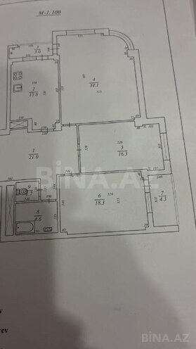 Продаётся 3-комн. новостройка 130 м², м. Гянджлик, photo 8 from 9