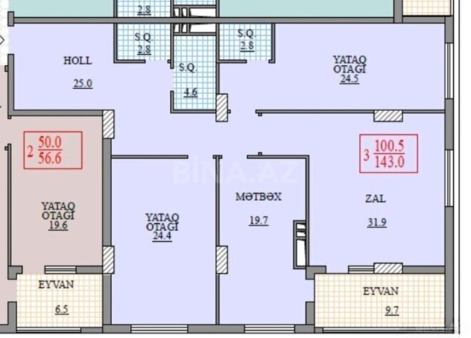 Satılır 3 otaqlı yeni tikili 146 m², 28 May m., photo 4 from 9