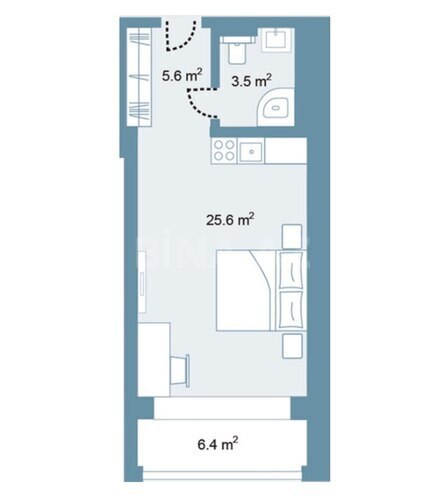 Продаётся 1-комн. новостройка 51.5 м², пос. Нардаран, photo 3 from 31
