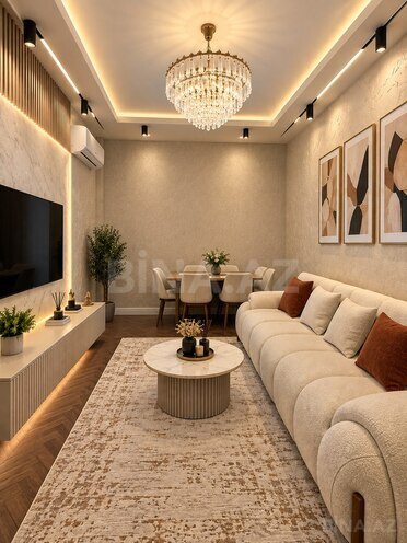 İcarəyə verilir 2 otaqlı yeni tikili 70 m², Elmlər Akademiyası m., photo 3 from 9