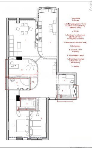 Satılır 4 otaqlı yeni tikili 177 m², Nərimanov r., photo 18 from 23