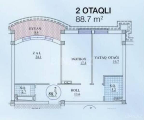 Satılır 2 otaqlı yeni tikili 88.7 m², Sahil m., photo 5 from 6