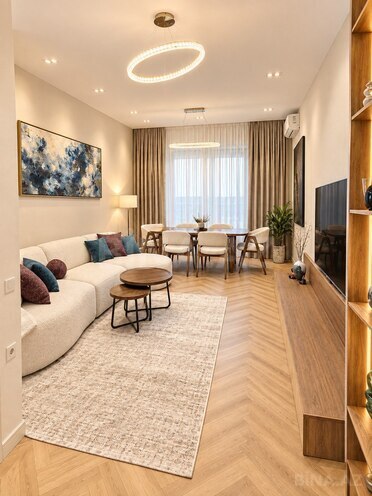 İcarəyə verilir 2 otaqlı yeni tikili 75 m², Elmlər Akademiyası m., photo 1 from 17