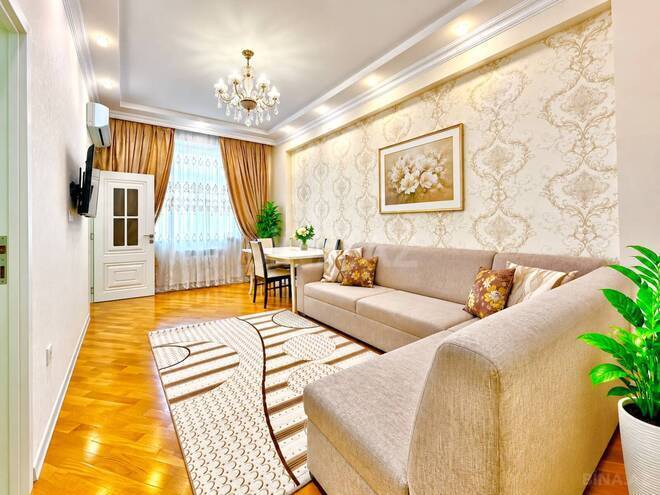 İcarəyə verilir 2 otaqlı yeni tikili 60 m², Qara Qarayev m., photo 1 from 8