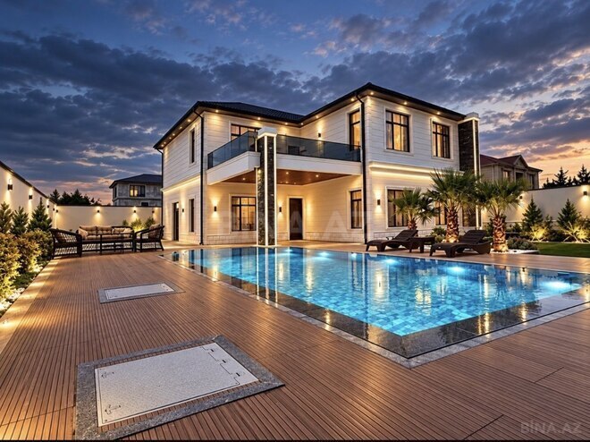 Satılır 10 otaqlı həyət evi/bağ evi 400 m², Mərdəkan q., photo 1 from 26