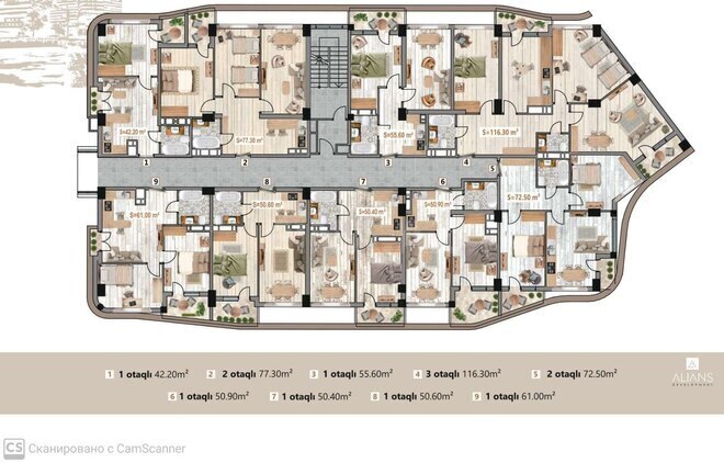Satılır 3 otaqlı yeni tikili 116.3 m², Bakıxanov q., photo 3 from 8