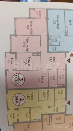 Продаётся 3-комн. новостройка 113 м², м. Нариман Нариманов, photo 7 from 14