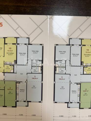 Satılır 3 otaqlı yeni tikili 156 m², Qara Qarayev m., photo 3 from 12