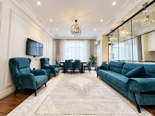 İcarəyə verilir 3 otaqlı yeni tikili 120 m², Elmlər Akademiyası m., photo 1 from 13
