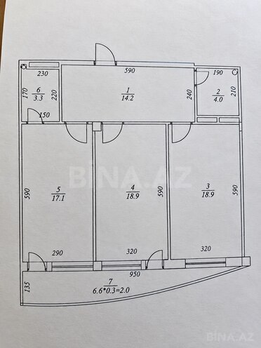Satılır 2 otaqlı yeni tikili 84 m², 20 Yanvar m., photo 3 from 12
