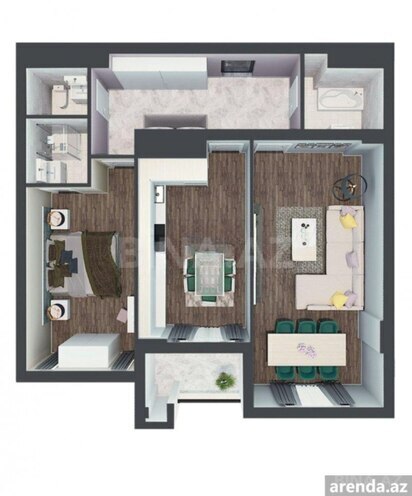 Продается 2-комн. новостройка 102 м², м. Шах Исмаил Хатаи, photo 8 from 20