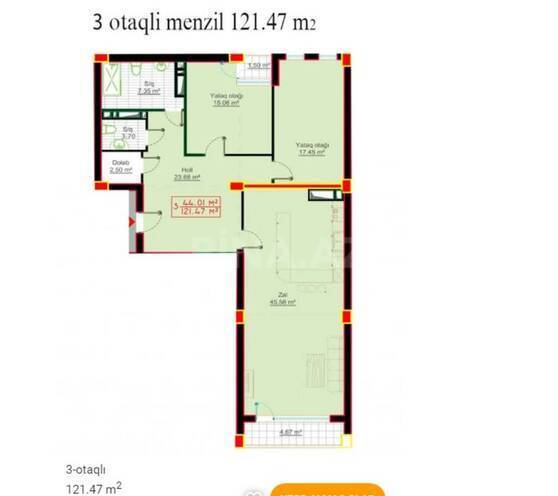 Продаётся 3-комн. вторичка 122 м², пос. Масазыр, photo 3 from 12