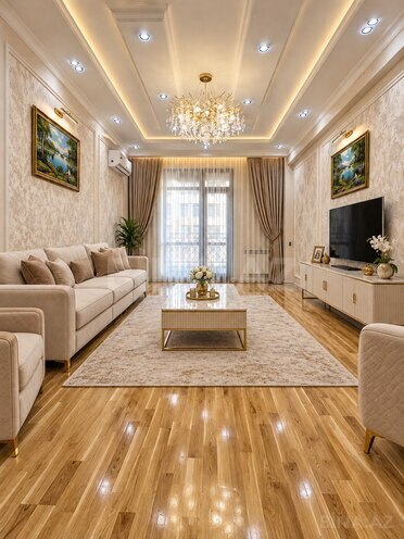 Satılır 3 otaqlı yeni tikili 129 m², Qara Qarayev m., photo 1 from 10
