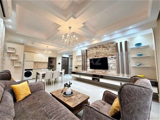 İcarəyə verilir 3 otaqlı yeni tikili 100 m², Şah İsmayıl Xətai m., photo 1 from 16