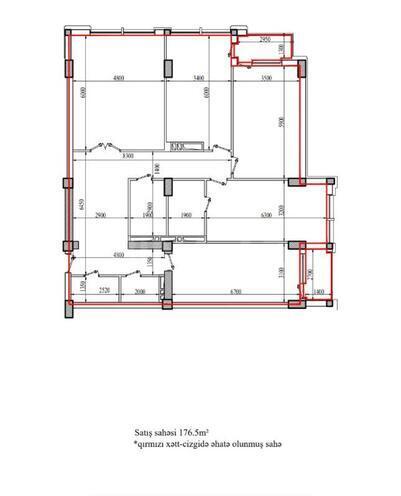 Продается 4-комн. новостройка 176.5 м², м. Кероглу, photo 14 from 15