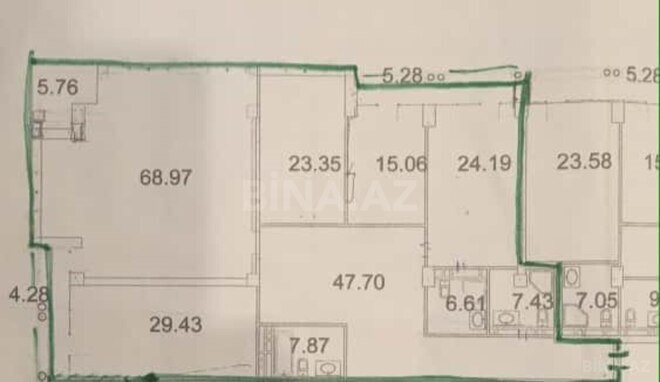 Продаётся 4-комн. новостройка 250 м², м. Низами, photo 5 from 8