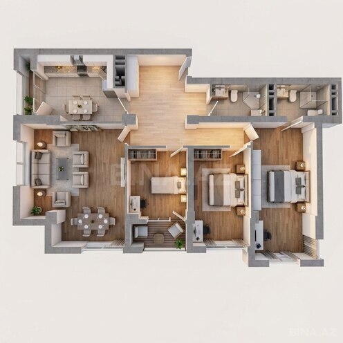 Satılır 4 otaqlı yeni tikili 144 m², Yeni Yasamal q., photo 13 from 14