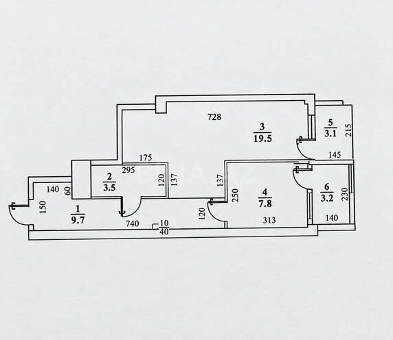 Satılır 2 otaqlı yeni tikili 47 m², Nəriman Nərimanov m., photo 8 from 9
