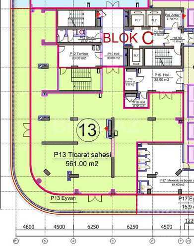 İcarəyə verilir  obyekt 1 444 m², Şah İsmayıl Xətai m., photo 18 from 20