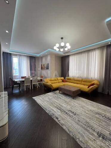 İcarəyə verilir 3 otaqlı yeni tikili 122 m², Nizami m., photo 1 from 12