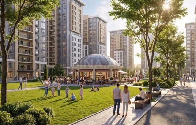 Satılır 2 otaqlı yeni tikili 79 m², Qara Qarayev m., photo 1 from 7