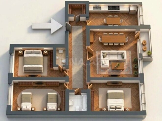 Продаётся 4-комн. новостройка 165 м², м. 28 мая, photo 13 from 14