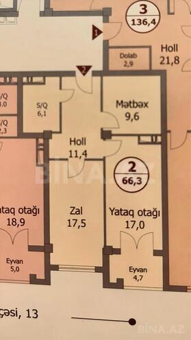Satılır 1 otaqlı yeni tikili 66.3 m², Nəriman Nərimanov m., photo 6 from 15