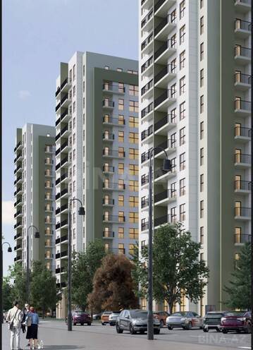 Продаётся 2-комн. новостройка 70 м², м. Элмляр Академиясы, photo 1 from 7