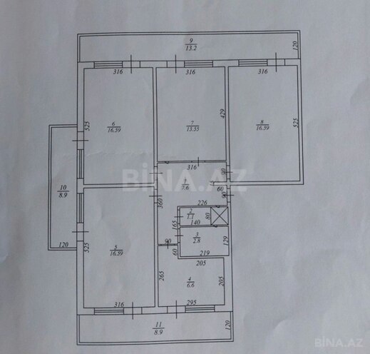 Satılır 4 otaqlı köhnə tikili 113 m², Şah İsmayıl Xətai m., photo 12 from 14