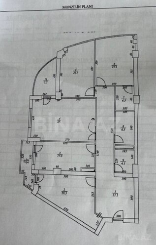 Продаётся 4-комн. новостройка 170 м², м. Элмляр Академиясы, photo 6 from 15