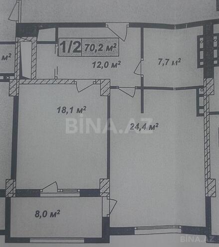 Продается 2-комн. новостройка 82 м², м. Кара Караев, photo 8 from 11