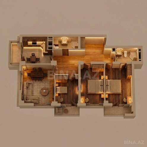 Satılır 4 otaqlı yeni tikili 125 m², Yeni Yasamal q., photo 16 from 17