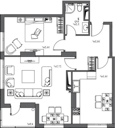 Продаётся 2-комн. новостройка 80.4 м², пос. 7-ой мкр, photo 3 from 14