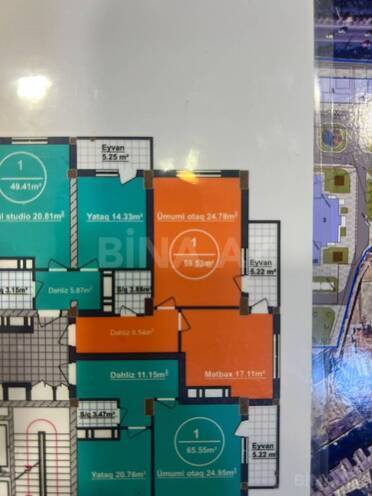 Продаётся 2-комн. новостройка 60 м², м. Азадлыг проспекти, photo 3 from 10