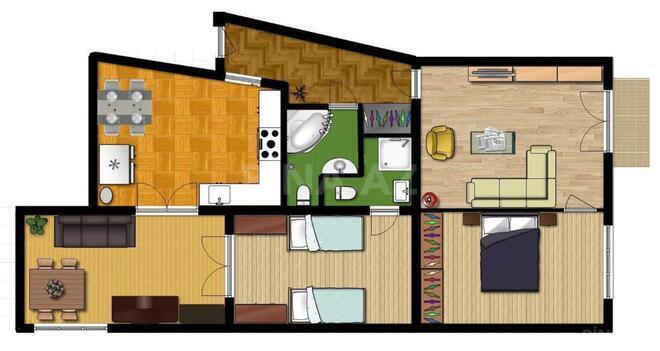 Satılır 4 otaqlı köhnə tikili 102 m², Nərimanov r., photo 3 from 17