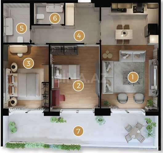 Продаётся 3-комн. новостройка 112.4 м², м. Автовокзал, photo 9 from 13