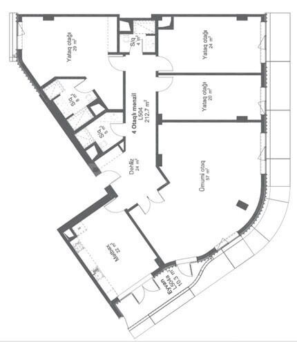 Satılır 4 otaqlı yeni tikili 213 m², Ağ şəhər q., photo 5 from 10