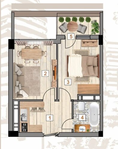 Satılır 2 otaqlı yeni tikili 50.2 m², Bakıxanov q., photo 5 from 9