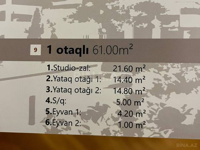 Продаётся 3-комн. новостройка 61 м², пос. Бакиханова, photo 7 from 8