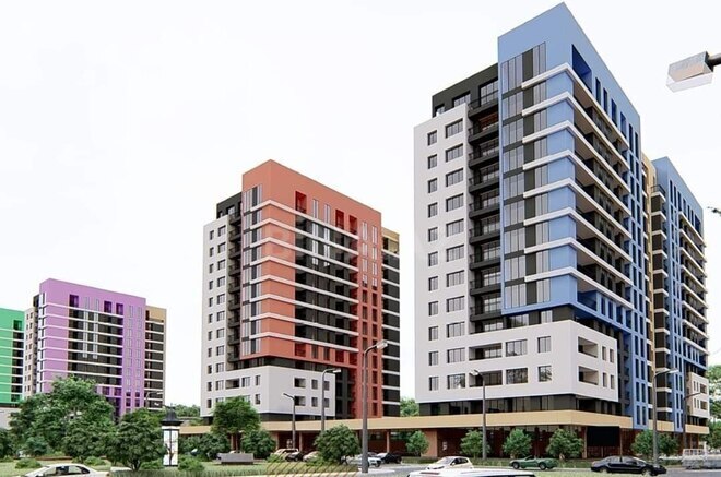 Satılır 1 otaqlı yeni tikili 68.4 m², Qara Qarayev m., photo 1 from 8