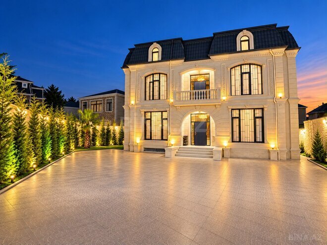 Satılır 6 otaqlı həyət evi/bağ evi 430 m², Əhmədli m., photo 1 from 22