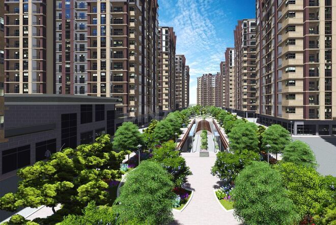 Продаётся 3-комн. новостройка 90 м², Ясамальский р., photo 1 from 16